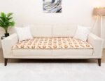 Boho Tribal Custom Size Linen Sofa Topper Slipcover Pet Friendly, Washable, Stain Resistant, Non Slip Furniture Couch Protector Sofa Pad - Image 3