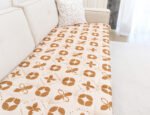 Boho Tribal Custom Size Linen Sofa Topper Slipcover Pet Friendly, Washable, Stain Resistant, Non Slip Furniture Couch Protector Sofa Pad - Image 9