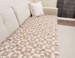 Vintage Boho Floral Custom Size Linen Sofa Topper Slipcover Pet Friendly, Washable, Stain Resistant, Non Slip Furniture Couch Protector Sofa Pad - Image 8