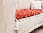 Burnt Orange Sofa Topper Slipcover Pet Friendly, Washable, Stain Resistant, Non Slip Furniture Couch Protector Sofa Pad - Image 9