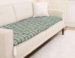 Deep Forest Green Sofa Topper Slipcover Pet Friendly, Washable, Stain Resistant, Non Slip Furniture Couch Protector Sofa Pad