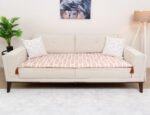 Minimalist Botanical Leaf Sofa Topper Slipcover Pet Friendly, Washable, Stain Resistant, Non Slip Furniture Couch Protector Sofa Pad - Image 3
