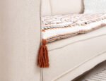 Burnt Orange Geometric Sofa Topper Slipcover Pet Friendly, Washable, Stain Resistant, Non Slip Furniture Couch Protector Sofa Pad - Image 9