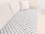 Four-Leaf Cage Pattern Sofa Topper Slipcover Pet Friendly, Washable, Stain Resistant, Non Slip Furniture Couch Protector Sofa Pad - Image 8