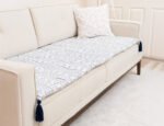 Ethnic Geometric Pattern Sofa Topper Slipcover Pet Friendly, Washable, Stain Resistant, Non Slip Furniture Couch Protector Sofa Pad