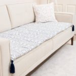 Ethnic Geometric Pattern Sofa Topper Slipcover Pet Friendly, Washable, Stain Resistant, Non Slip Furniture Couch Protector Sofa Pad