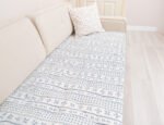Ethnic Geometric Pattern Sofa Topper Slipcover Pet Friendly, Washable, Stain Resistant, Non Slip Furniture Couch Protector Sofa Pad - Image 8