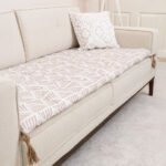 Moroccan Pattern Sofa Topper Slipcover Pet Friendly, Washable, Stain Resistant, Non Slip Furniture Couch Protector Sofa Pad