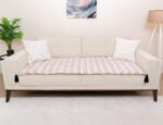 Minimalist Linear Sofa Topper Slipcover Pet Friendly, Washable, Stain Resistant, Non Slip Furniture Couch Protector Sofa Pad - Image 3