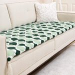 Modern Green Sofa Topper Slipcover Pet Friendly, Washable, Stain Resistant, Non Slip Furniture Couch Protector Sofa Pad