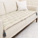 Sage Green Sofa Topper Slipcover Pet Friendly, Washable, Stain Resistant, Non Slip Furniture Couch Protector Sofa Pad
