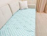 Summer Checkers Custom Size Linen Sofa Topper Slipcover Pet Friendly, Washable, Stain Resistant, Non Slip Furniture Couch Protector Sofa Pad - Image 8