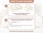 Sage Green Sofa Topper Slipcover Pet Friendly, Washable, Stain Resistant, Non Slip Furniture Couch Protector Sofa Pad - Image 3