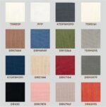 Linen fabric sample, 42 color sample, linen fabrics, Natural linen fabric samples - Image 2