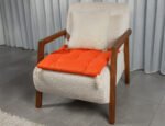 Orange Custom Size Linen Sofa Topper Slipcover Pet Friendly, Washable, Stain Resistant, Non Slip Furniture Couch Protector Sofa Pad - Image 9