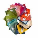 Linen fabric sample, 42 color sample, linen fabrics, Natural linen fabric samples