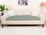 Deep Forest Green Sofa Topper Slipcover Pet Friendly, Washable, Stain Resistant, Non Slip Furniture Couch Protector Sofa Pad - Image 3