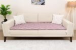 Dusty Mauve Sofa Topper Slipcover Pet Friendly, Washable, Stain Resistant, Non Slip Furniture Couch Protector Sofa Pad - Image 3