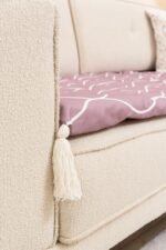 Dusty Mauve Sofa Topper Slipcover Pet Friendly, Washable, Stain Resistant, Non Slip Furniture Couch Protector Sofa Pad - Image 9