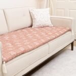 Desert Rose Sofa Topper Slipcover Pet Friendly, Washable, Stain Resistant, Non Slip Furniture Couch Protector Sofa Pad