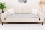Minimalist Scandi Sofa Topper Slipcover Pet Friendly, Washable, Stain Resistant, Non Slip Furniture Couch Protector Sofa Pad - Image 3