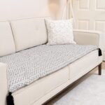 Minimalist Scandi Sofa Topper Slipcover Pet Friendly, Washable, Stain Resistant, Non Slip Furniture Couch Protector Sofa Pad