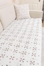 Minimalist Floral Geometry Sofa Topper Slipcover Pet Friendly, Washable, Stain Resistant, Non Slip Furniture Couch Protector Sofa Pad - Image 8