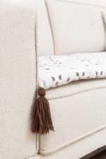 Minimalist Floral Geometry Sofa Topper Slipcover Pet Friendly, Washable, Stain Resistant, Non Slip Furniture Couch Protector Sofa Pad - Image 9