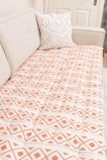 Diamond Motif Sofa Topper Slipcover Pet Friendly, Washable, Stain Resistant, Non Slip Furniture Couch Protector Sofa Pad - Image 8