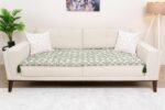 Elegant Forest Green Sofa Topper Slipcover Pet Friendly, Washable, Stain Resistant, Non Slip Furniture Couch Protector Sofa Pad - Image 3