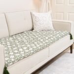 Elegant Forest Green Sofa Topper Slipcover Pet Friendly, Washable, Stain Resistant, Non Slip Furniture Couch Protector Sofa Pad