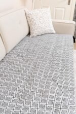 Modern Geometric Sofa Topper Slipcover Pet Friendly, Washable, Stain Resistant, Non Slip Furniture Couch Protector Sofa Pad - Image 8