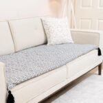Modern Geometric Sofa Topper Slipcover Pet Friendly, Washable, Stain Resistant, Non Slip Furniture Couch Protector Sofa Pad
