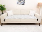 Geometric Optical Sofa Topper Slipcover Pet Friendly, Washable, Stain Resistant, Non Slip Furniture Couch Protector Sofa Pad - Image 3